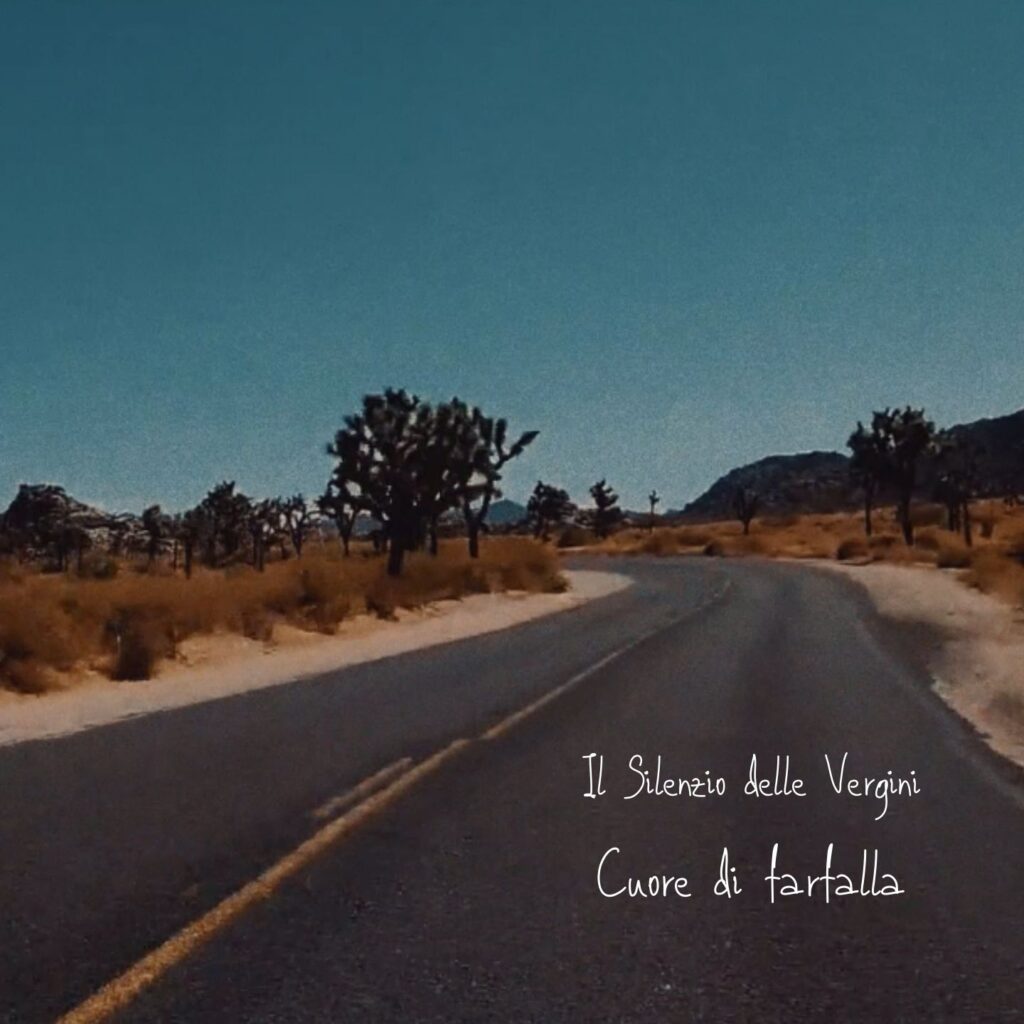 Il silenzio delle vergini copertina singolo-cuore di farfalla produzione Timetrack Factory